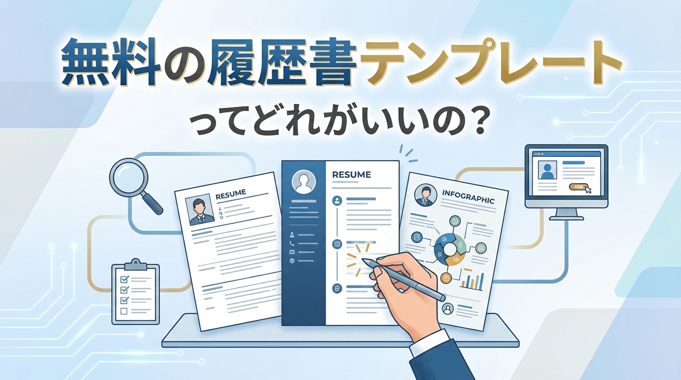無料の履歴書テンプレートってどれがいいの?