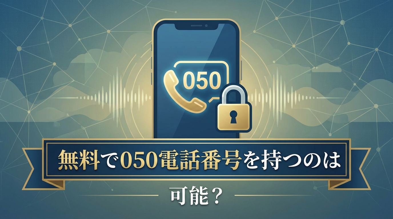無料で050電話番号を持つのは可能？