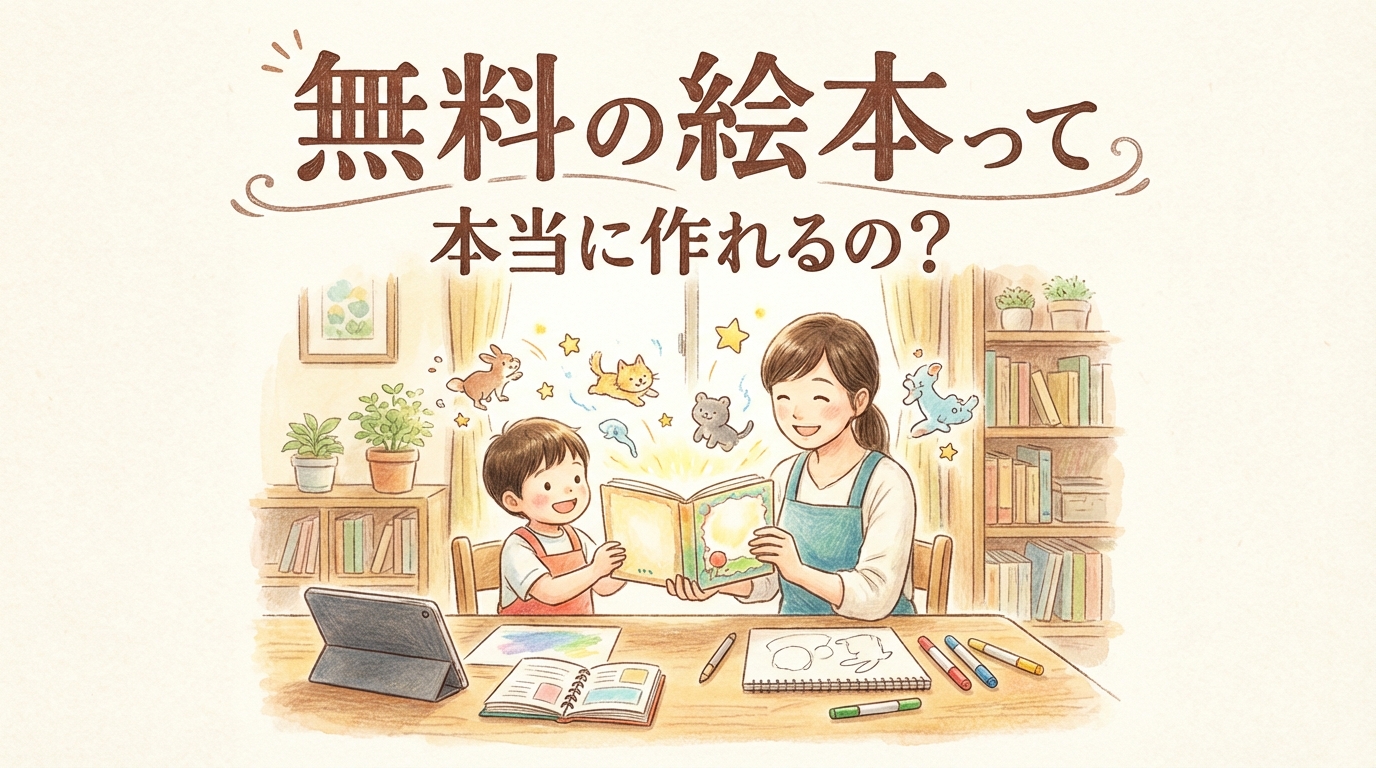無料の絵本って本当に作れるの?