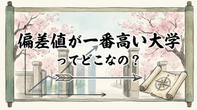 偏差値が一番高い大学ってどこなの？