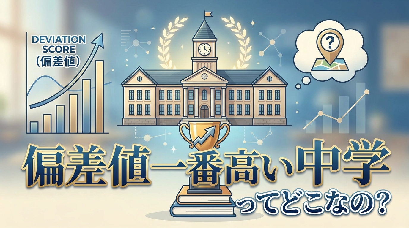 偏差値 一番高い 中学ってどこなの?