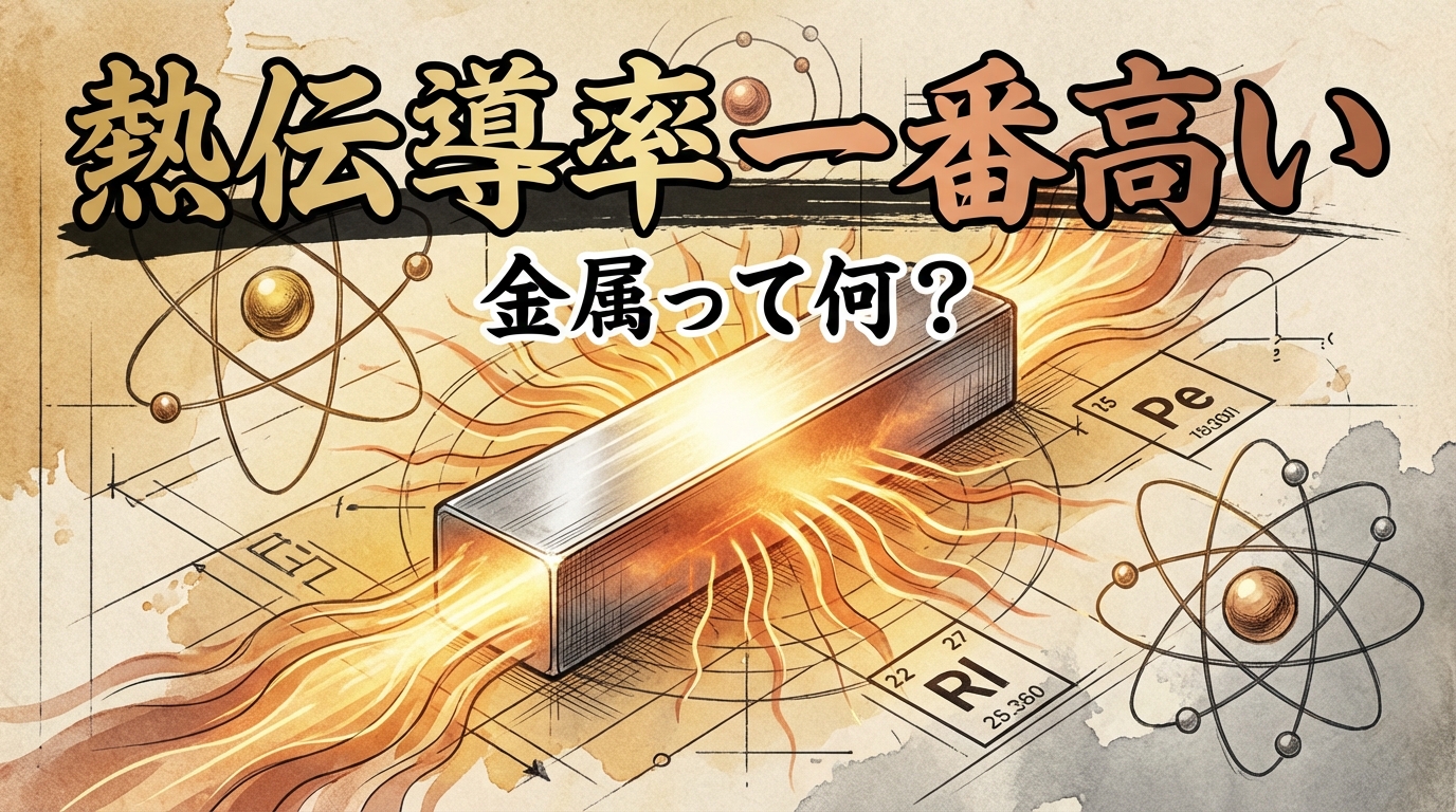 熱伝導率 一番高い 金属って何？