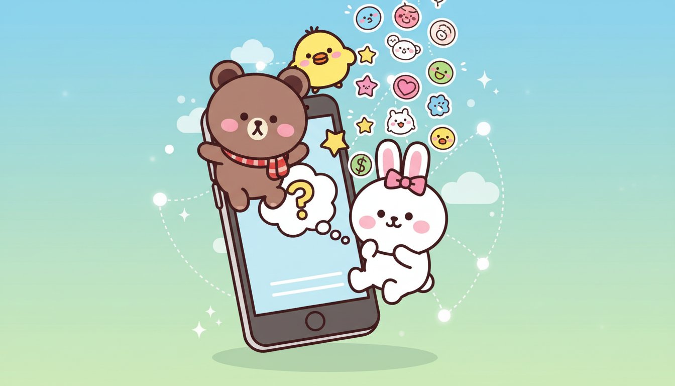 なぜ無料で可愛いスタンプが手に入るの？
