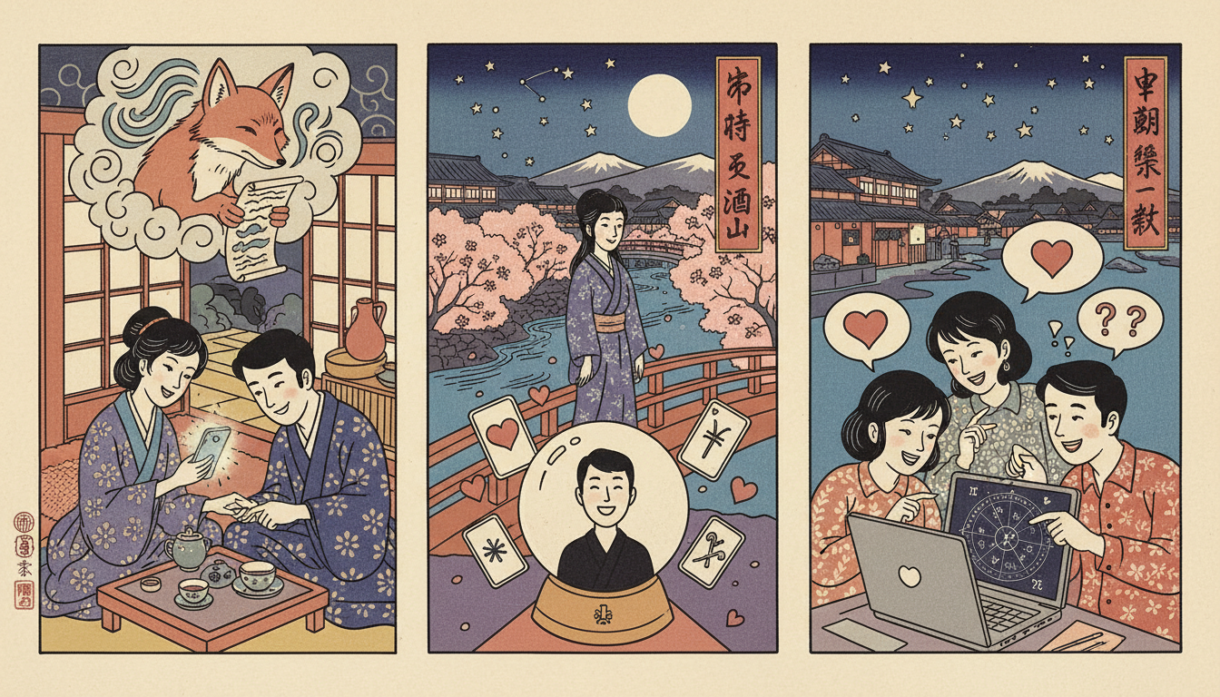 シチュエーション別!無料占いの活用具体例