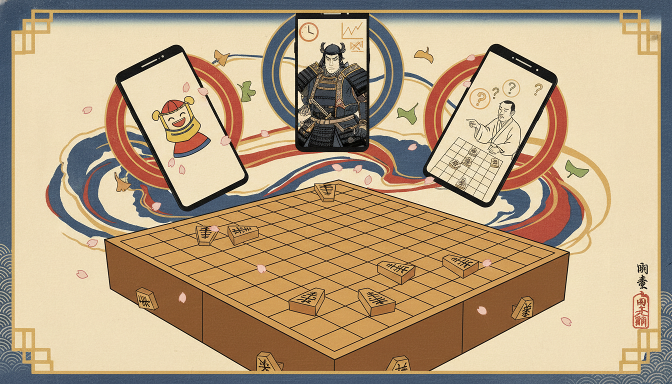 おすすめの無料将棋アプリをタイプ別に紹介