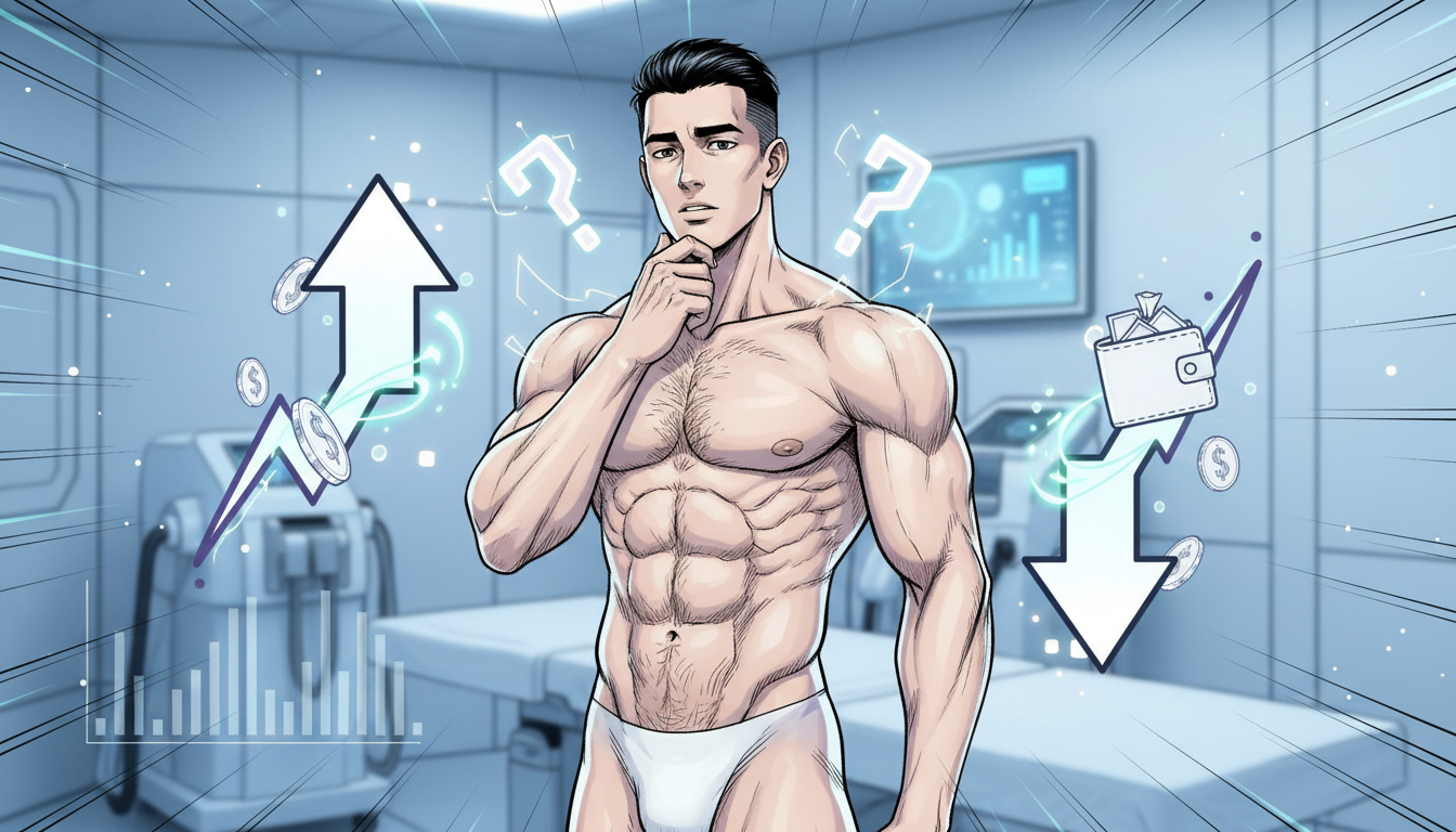 なぜ男性の脱毛料金はこの価格帯になるのでしょうか？