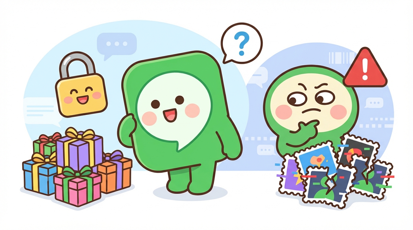 無料 line スタンプって安全なの？