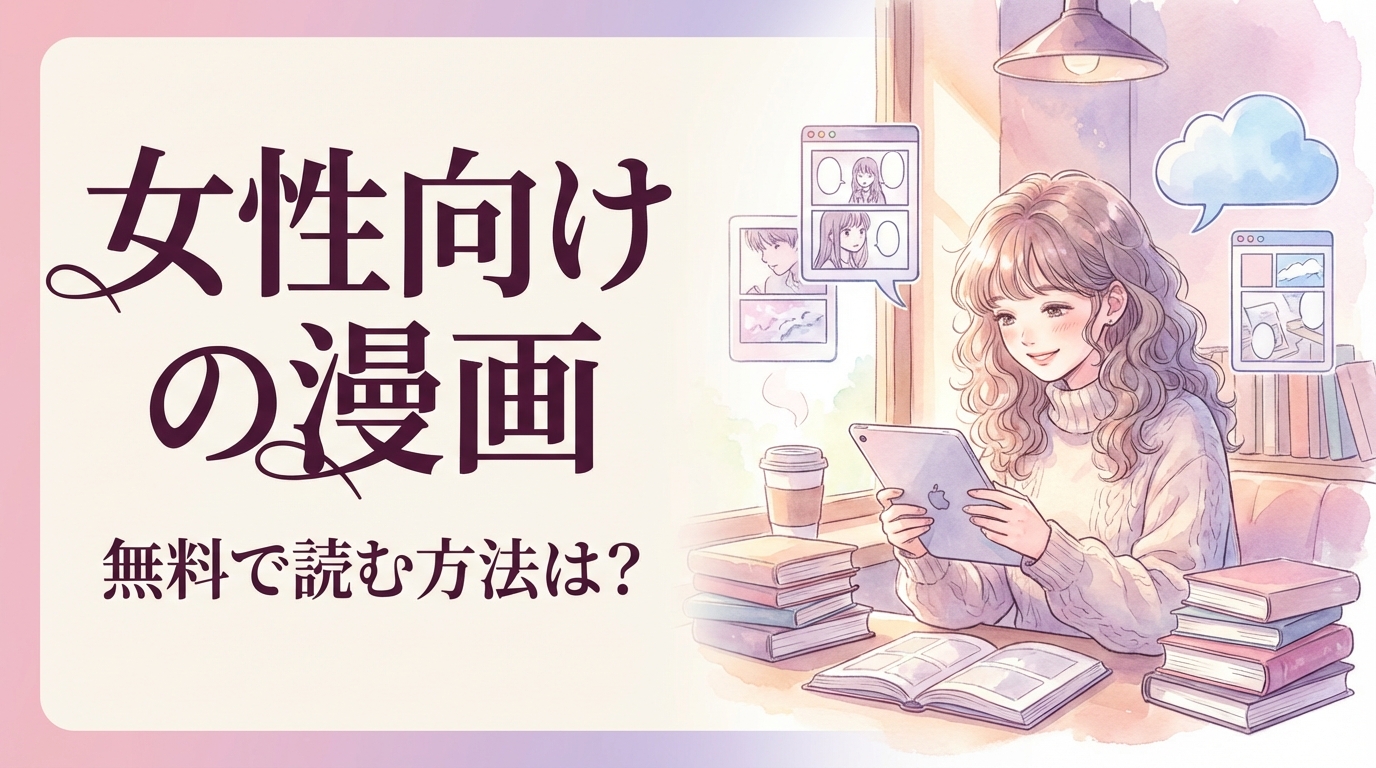 女性向けの漫画を無料で読む方法は?