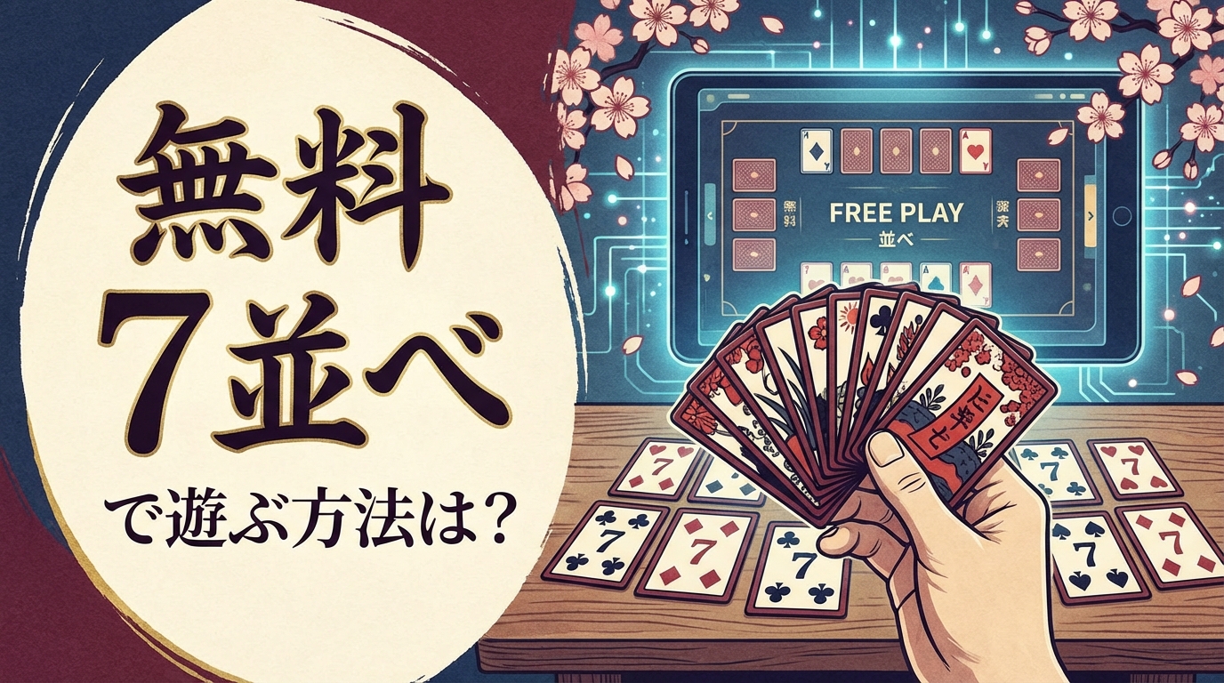 無料 7 並べで遊ぶ方法は？