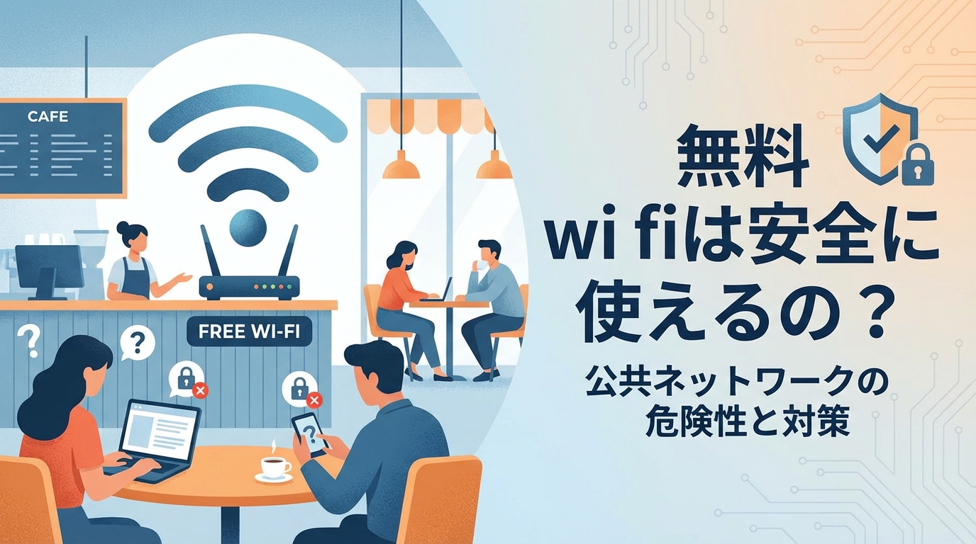無料 wi fiは安全に使えるの?