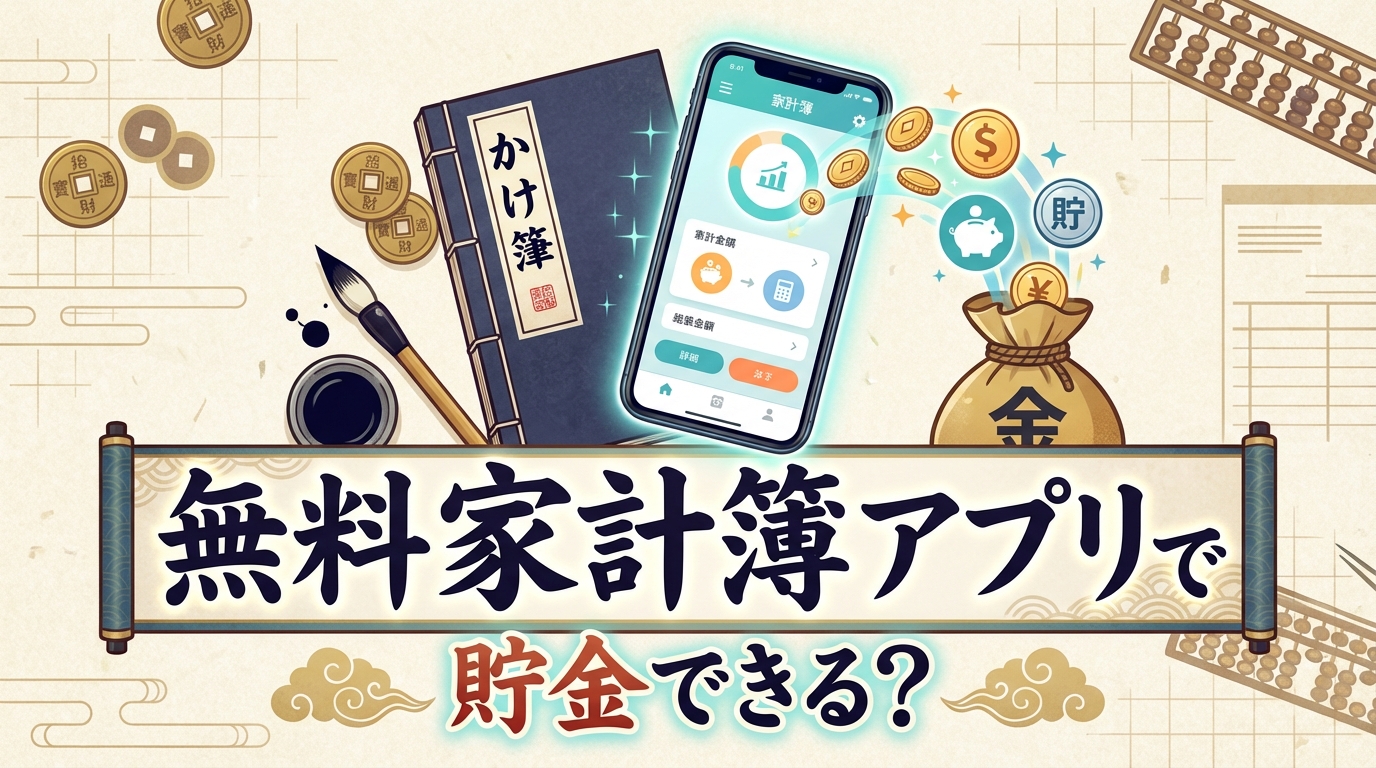 無料 家計 簿 アプリで貯金できる？