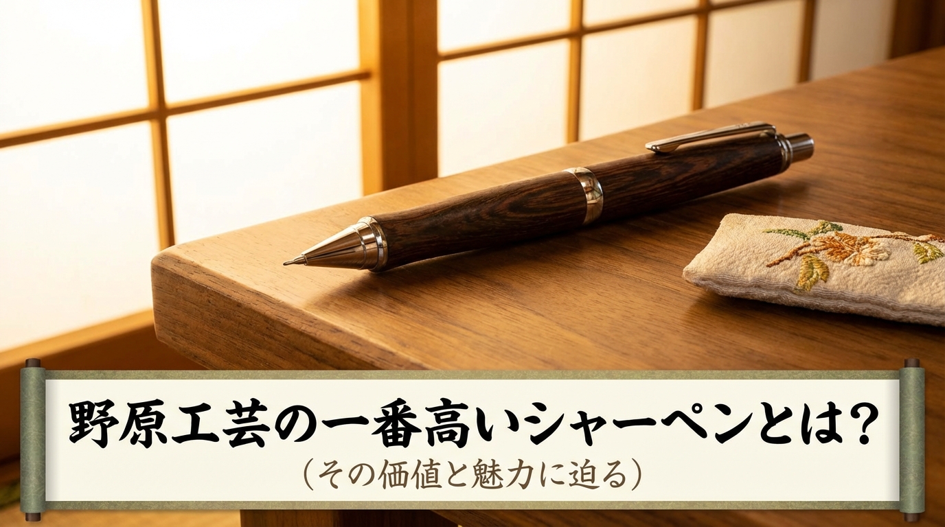 野原工芸の一番高いシャーペンとは?