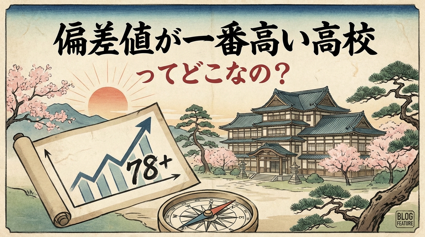 偏差値が一番高い高校ってどこなの？