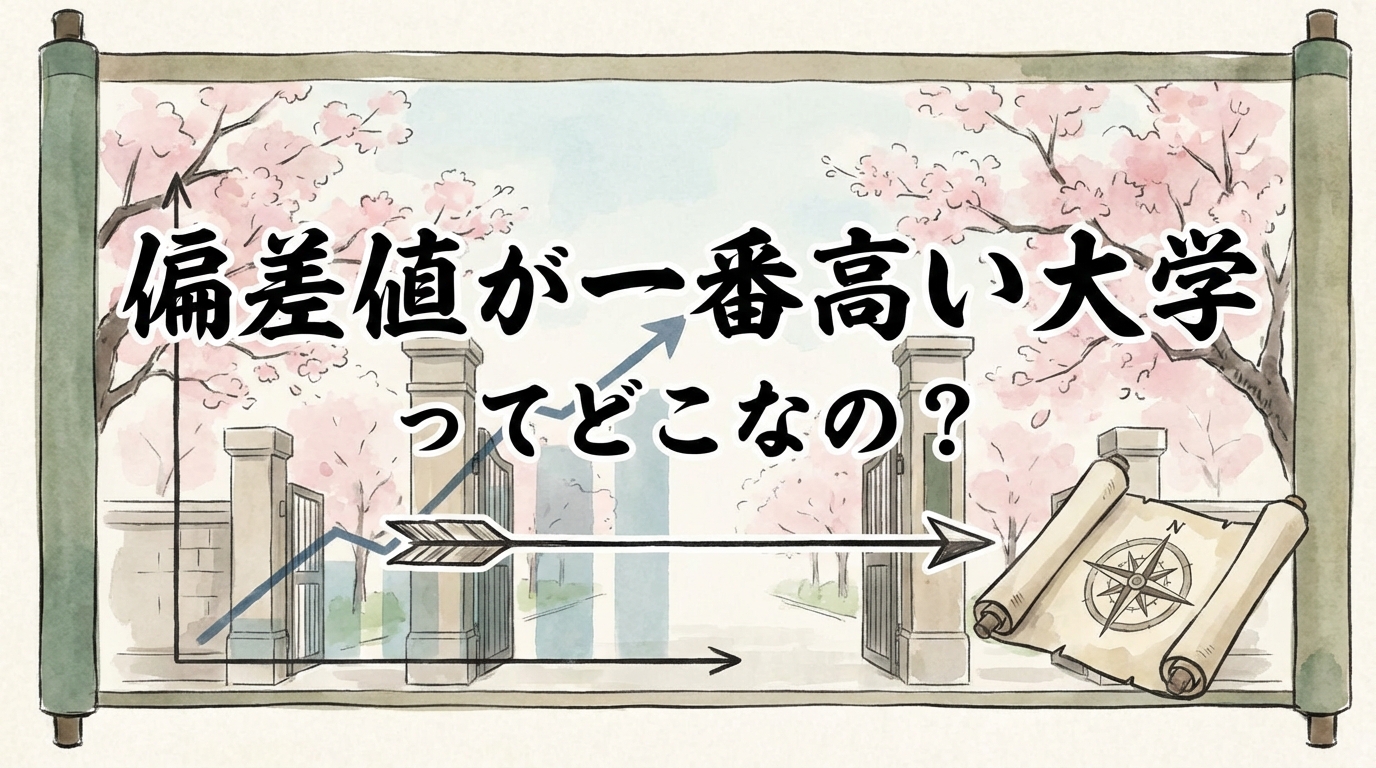 偏差値が一番高い大学ってどこなの？