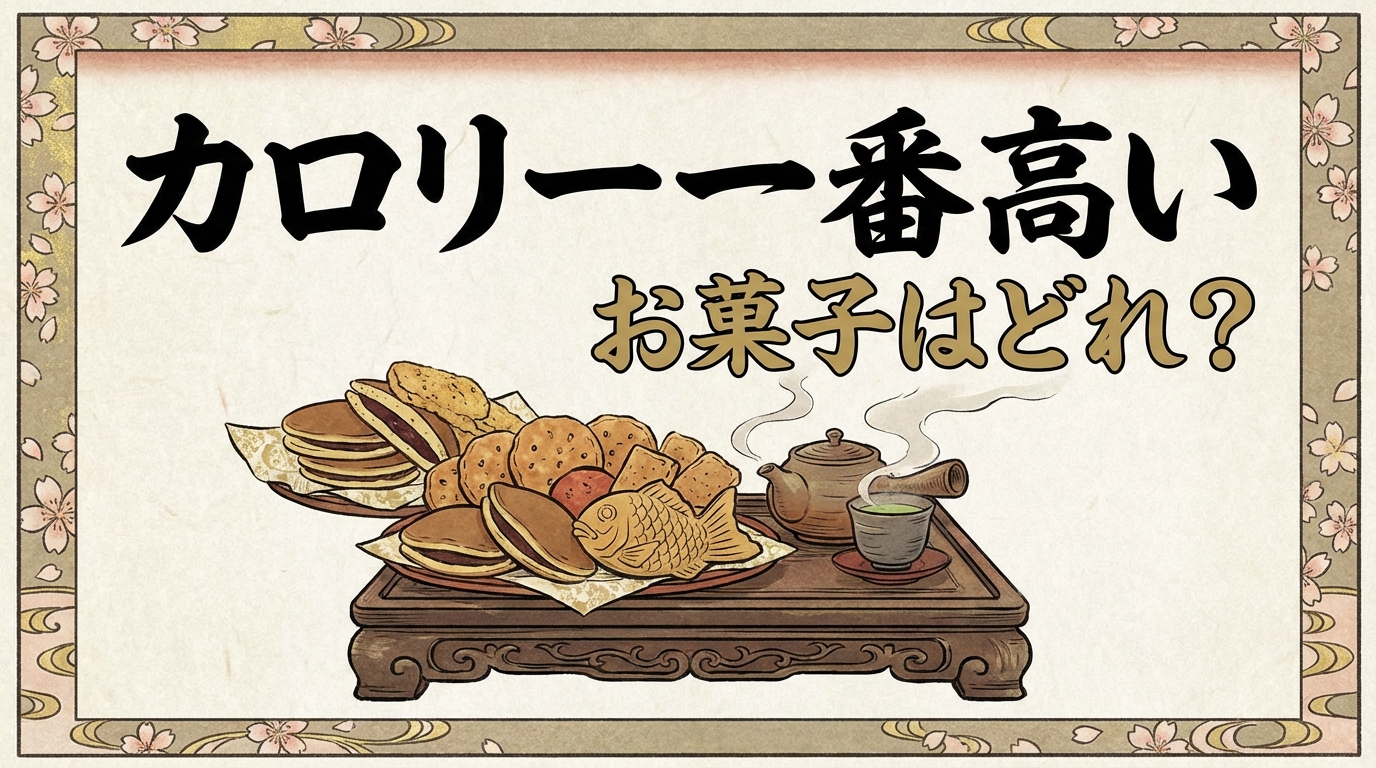 カロリー 一番高い お菓子はどれ？