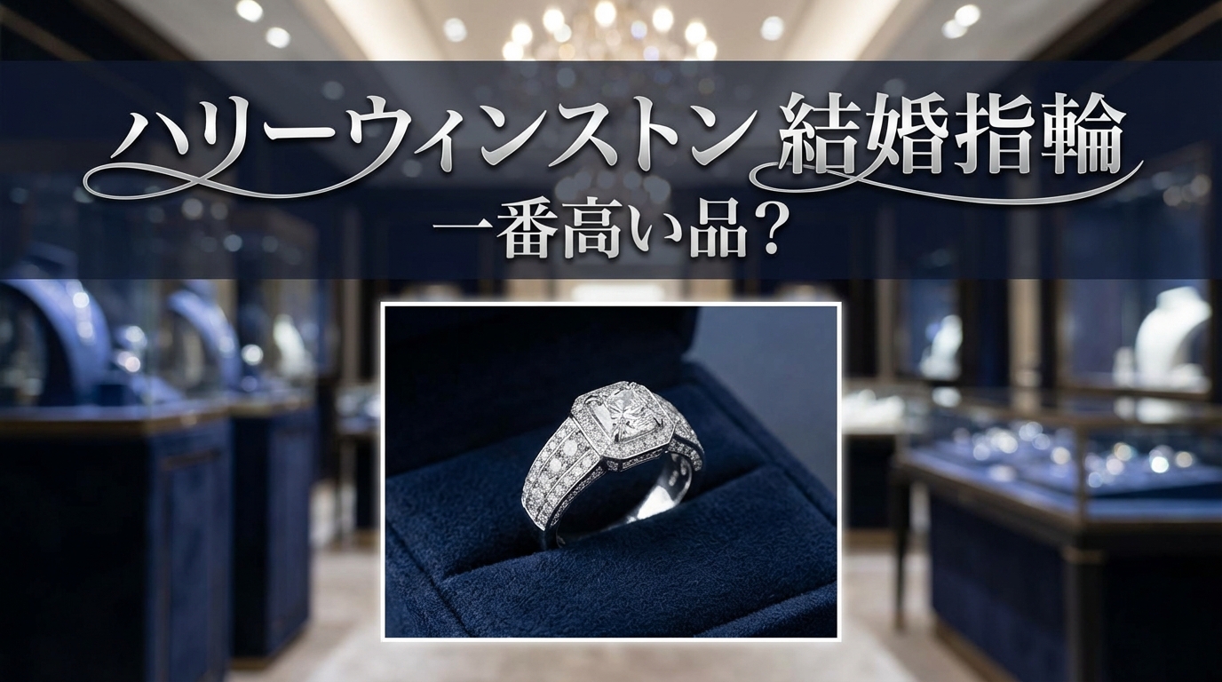 ハリーウィンストン 結婚指輪 一番高い品？