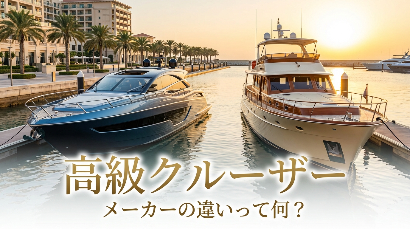 高級クルーザー メーカーの違いって何?