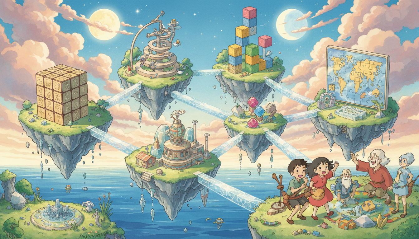 今の無料パズルゲームは質も種類も驚くほど充実しています