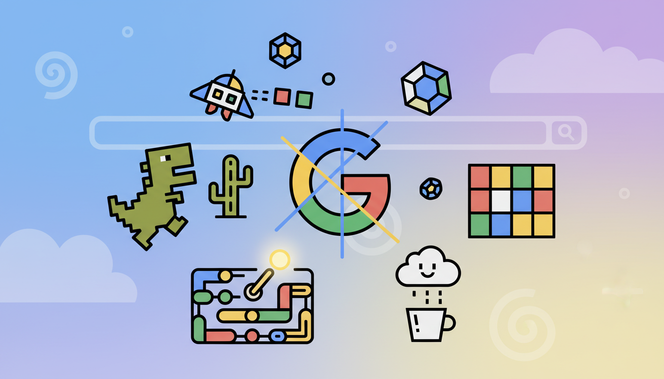 検索するだけで即起動!Googleの隠しゲームが最強の暇つぶし