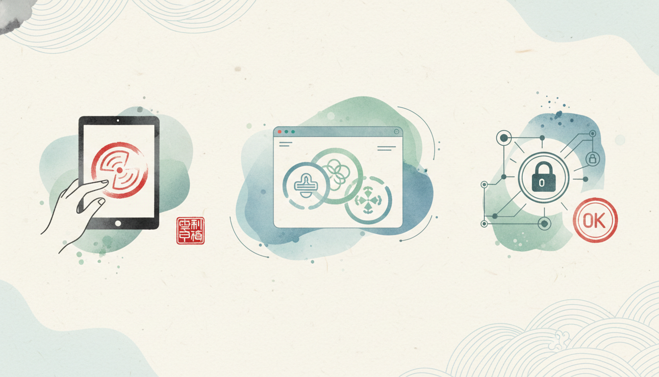 具体例：無料電子印鑑の作成方法3選！