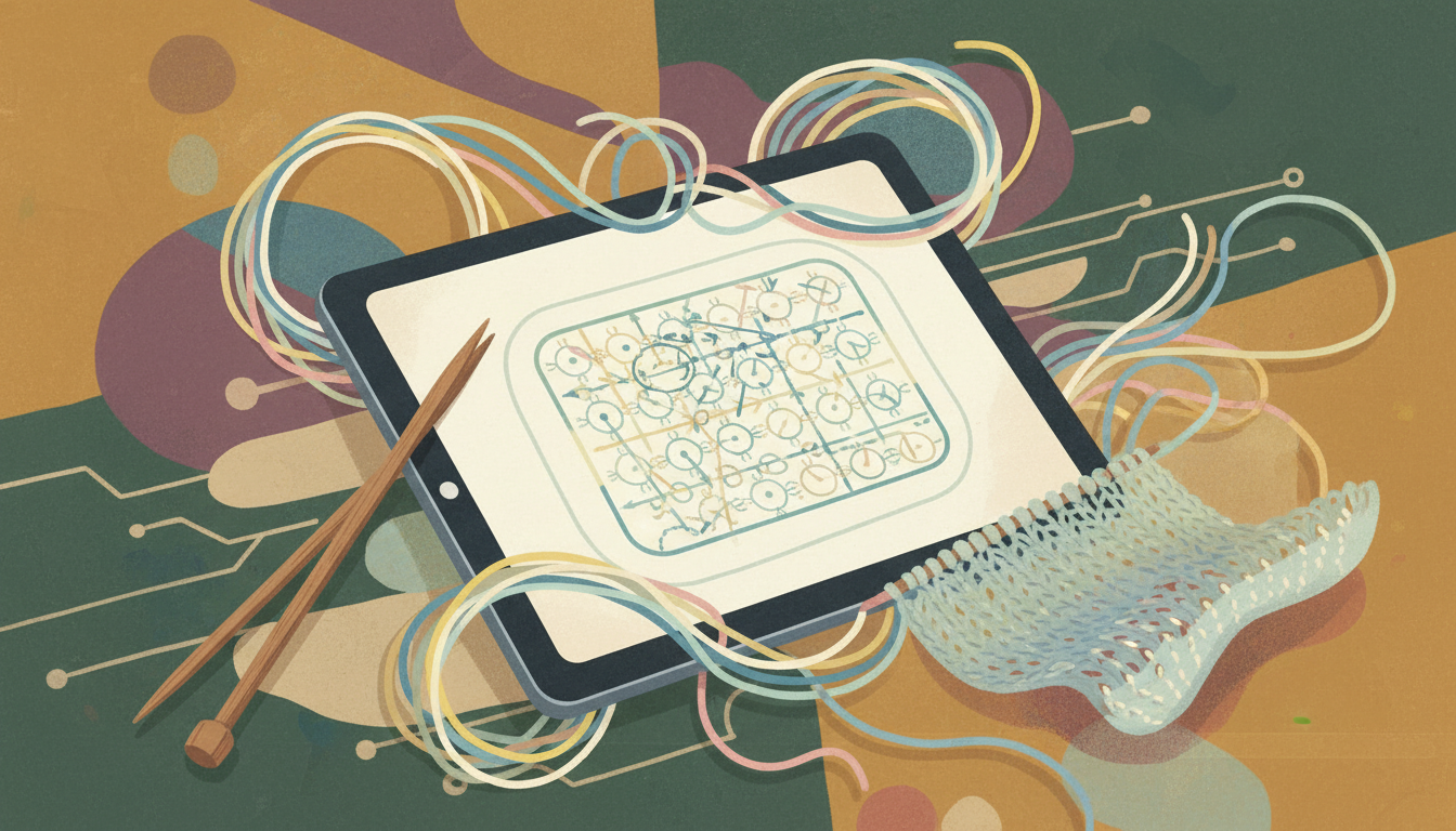 なぜデジタルで編み図を作ると良いのでしょうか?