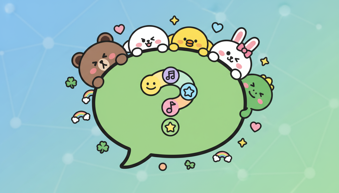 LINEアプリ内にある「隠れた」無料絵文字を活用するのが正解です