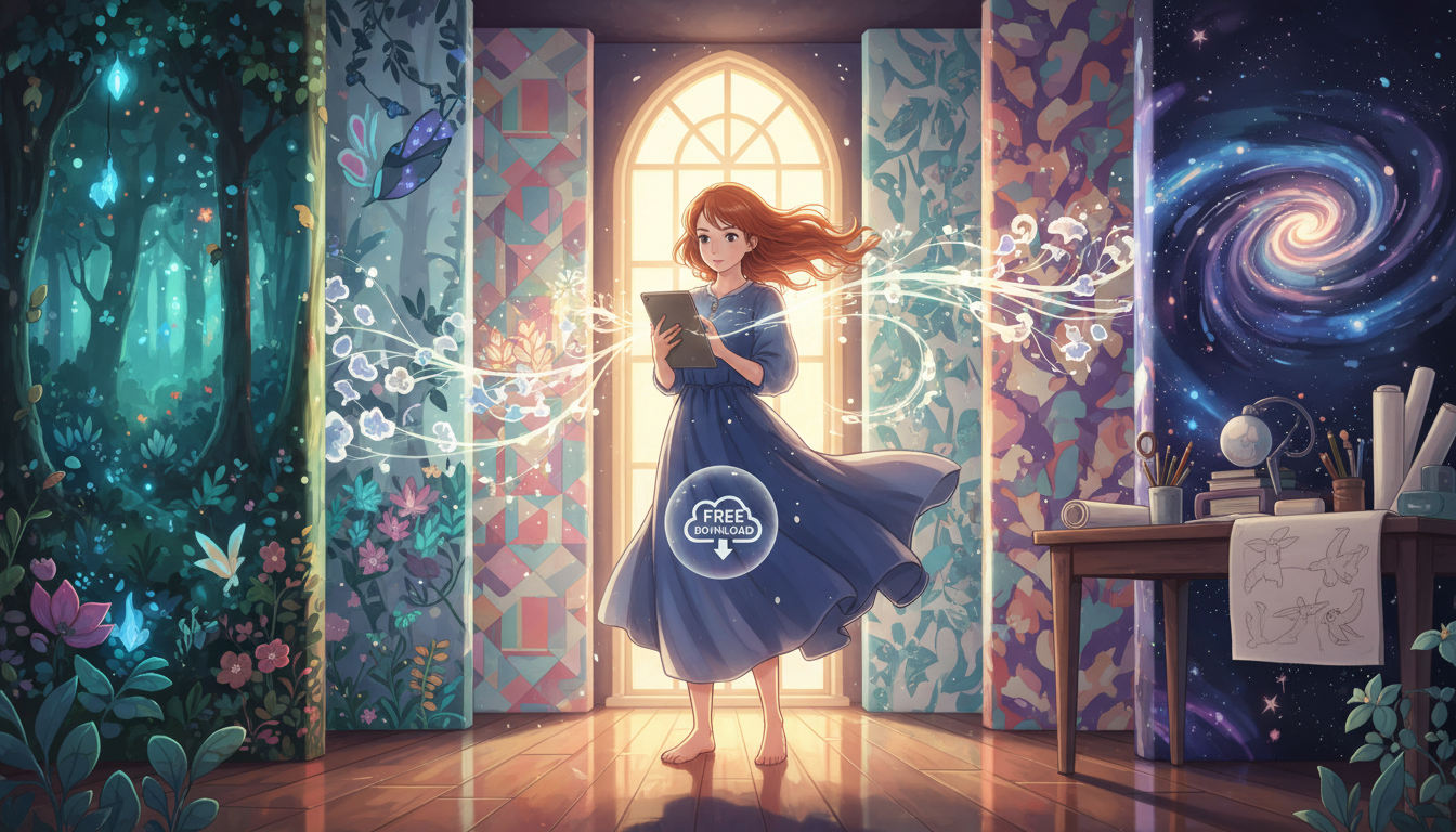 どうして無料でおしゃれな壁紙が作れるの？