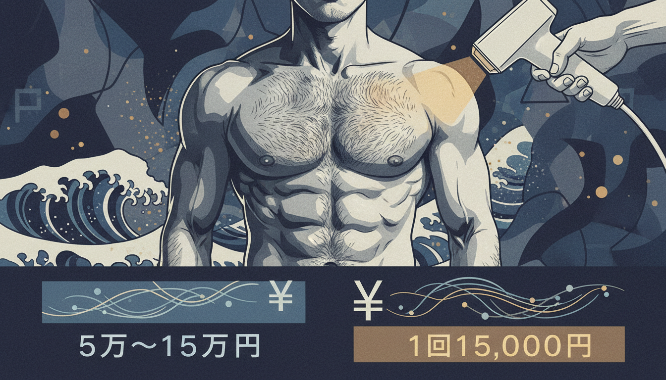 医療脱毛で5万〜15万円、サロンで1回15,000円が目安です